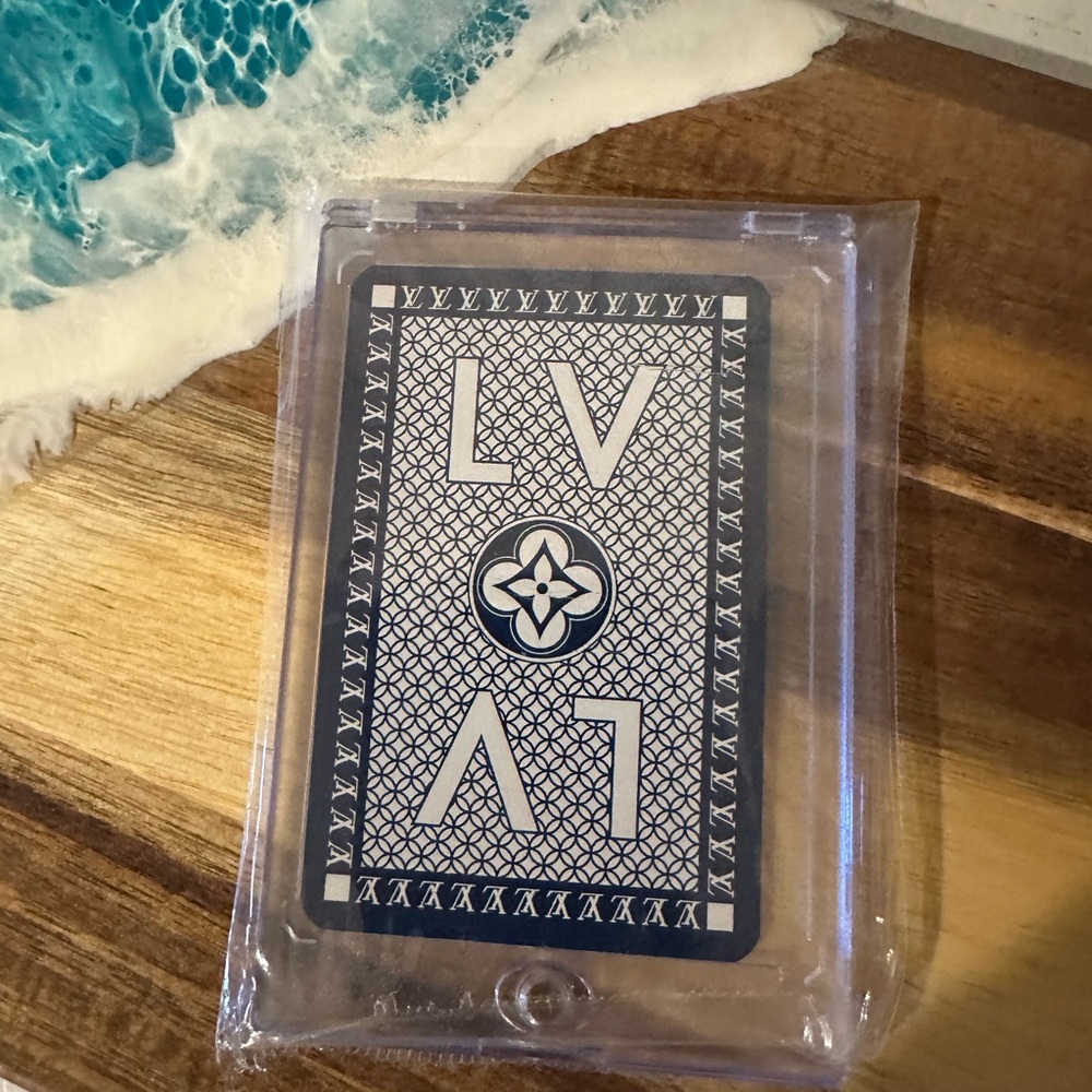 Louis Vuitton Blue and White Tablet Case